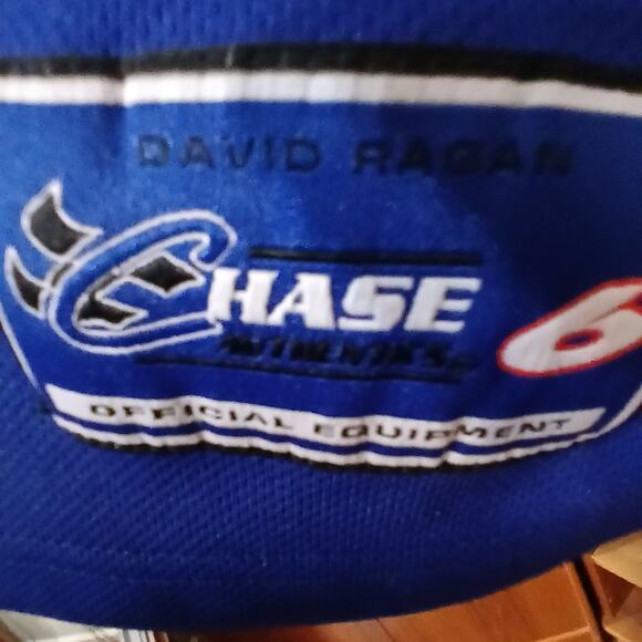 Chase Racing #6 David Ragan Size XL AAA Logo Polo Shirt Excellent Condition - Picture 6 of 9